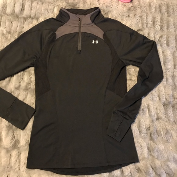 Under Armour Tops - Under Armour black long sleeve half zip